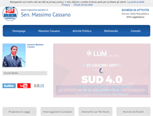Tablet Screenshot of massimocassano.it